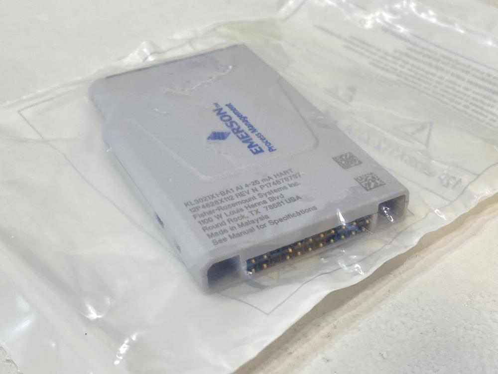 Emerson Fisher-Rosemount Analog Input Module 12P4628X112-231A, KL3021X1-BA1