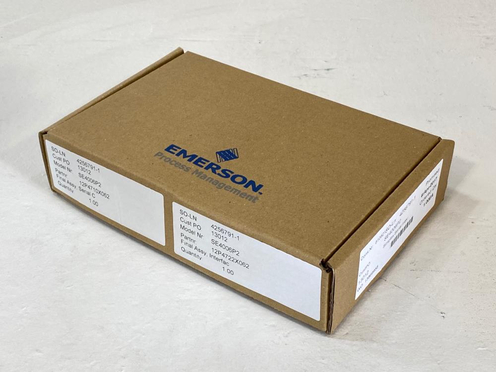 Emerson Fisher Rosemount DeltaV Serial Interface KJ3241X1-BK1, KJ4006X1-BD1