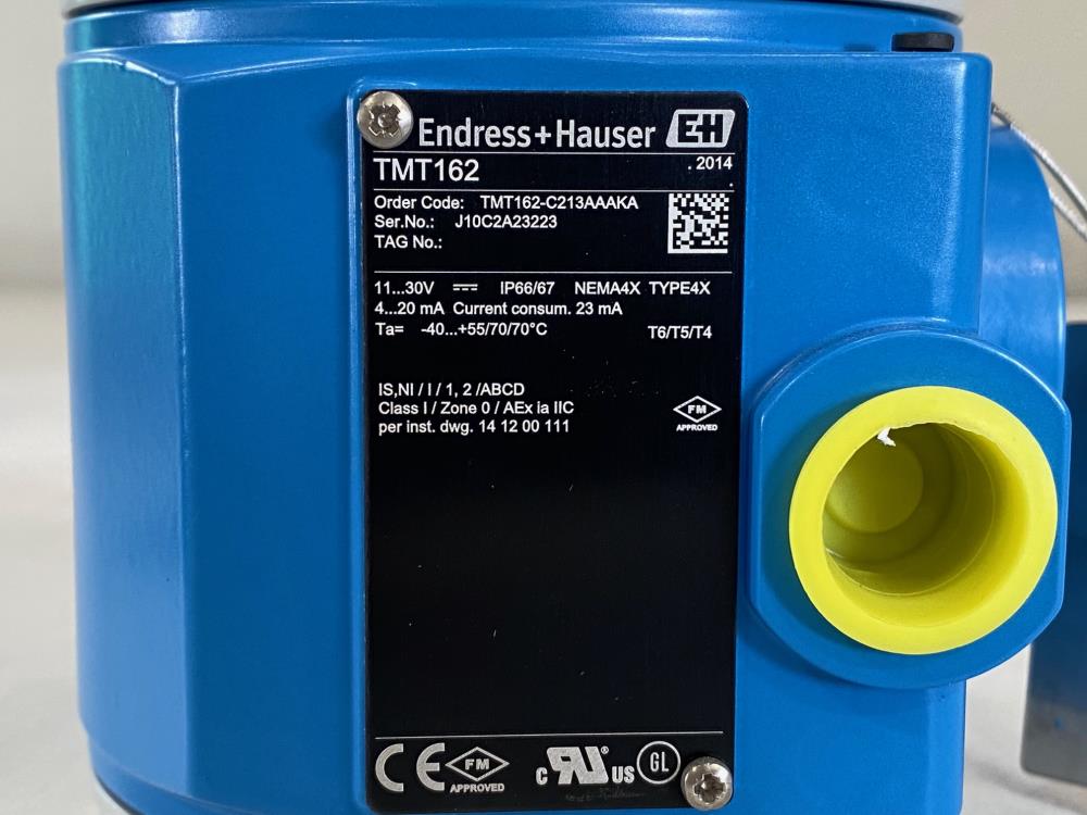 Endress Hauser iTemp TMT162 Smart Temperature Field Transmitter TMT162-C213AAAKA