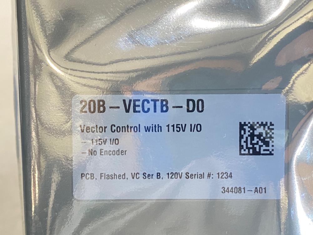 Allen Bradley 20B-VECTB-D0 PowerFlex 700 Vector Cassette, Ser. B, 115V I/O