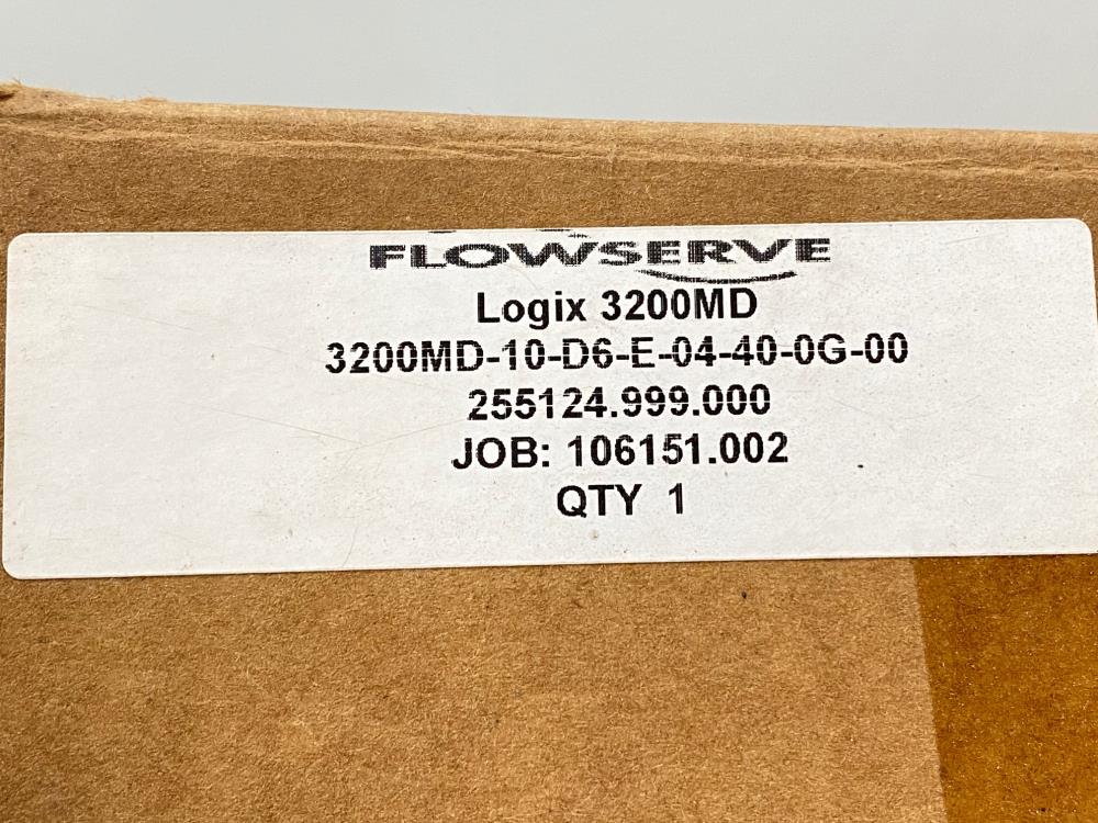 Flowserve Logix 3200MD Digital Positioner 3200MD-10-D6-E-04-40-0G-00