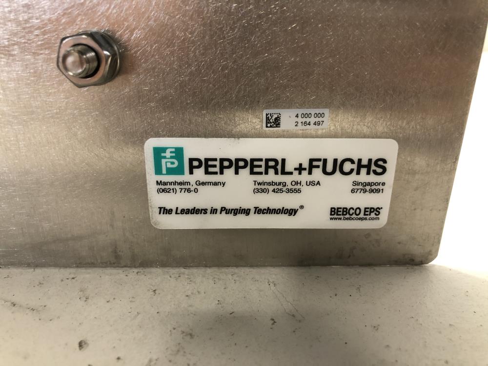 Pepperl & Fuchs Vertical Rapid Exchange Purging System Type Y Or Z #1004-WPS-CI