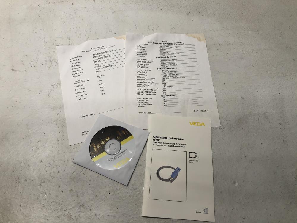 Ohmart Vega Gen 2000 FiberFlex LFXGH-156-A4E-XXX-30