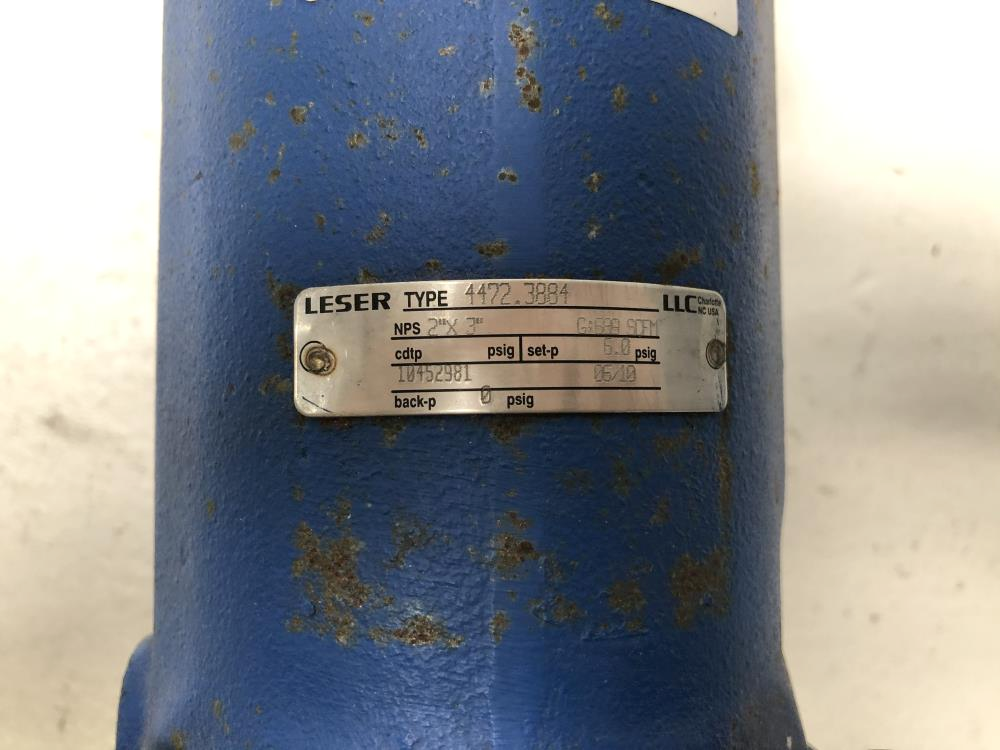Leser Relief Valve NPS 2" X 3" 150# PTFE Lined 4472.3884