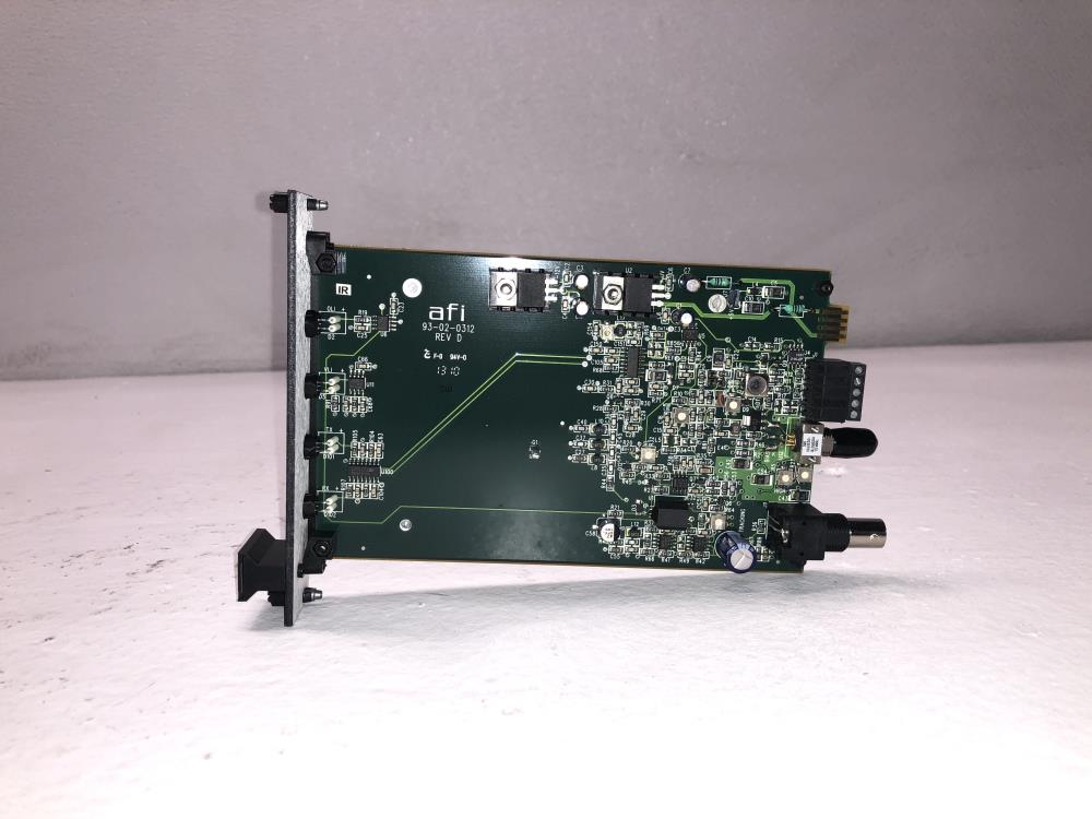 American Fibertek AFI Low Profile Video RS422 Rack Card RRM-1400