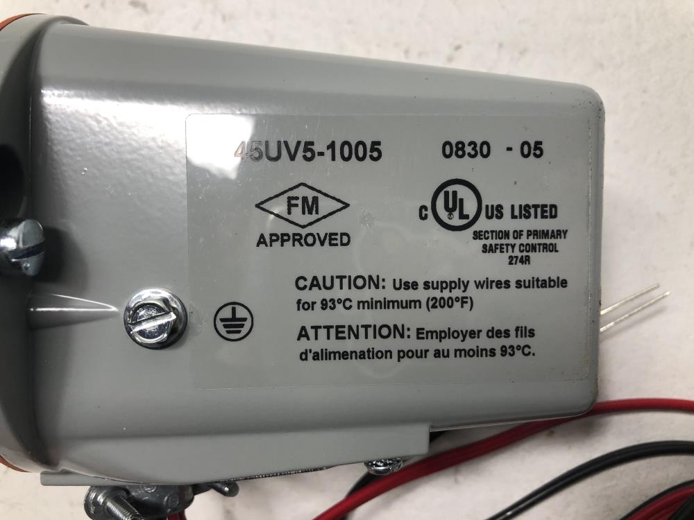 FireEye Self-Check UV Scanner, 1" NPT Mount 45UV5-1005