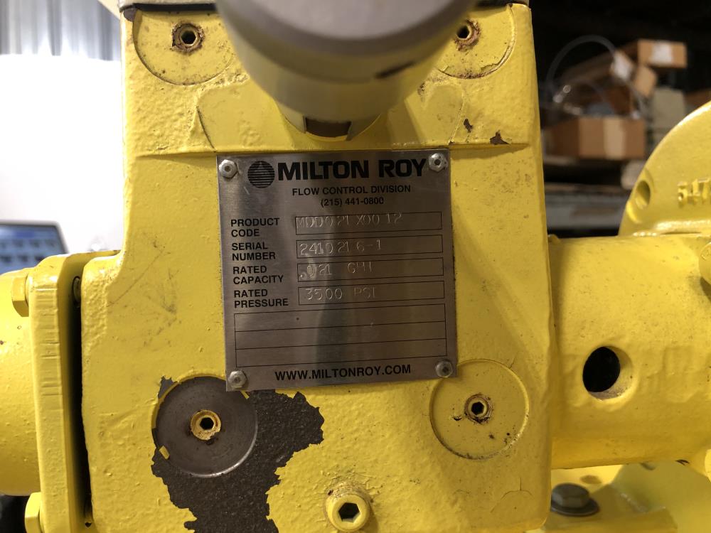 Milton Roy MilRoyal D Disc Diaphragm Stainless Low Flow Liquid Pump MDD021.X0012