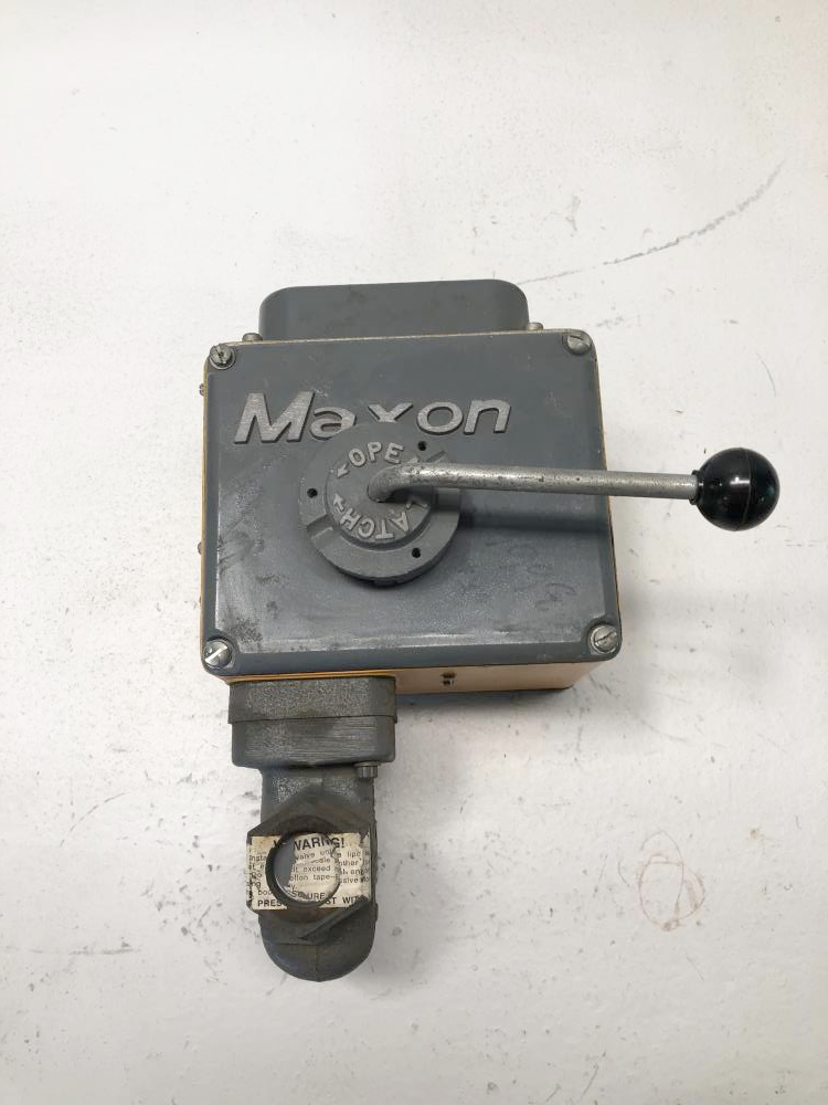 Maxon 1" Natural Gas Shut Off Valve 808 1