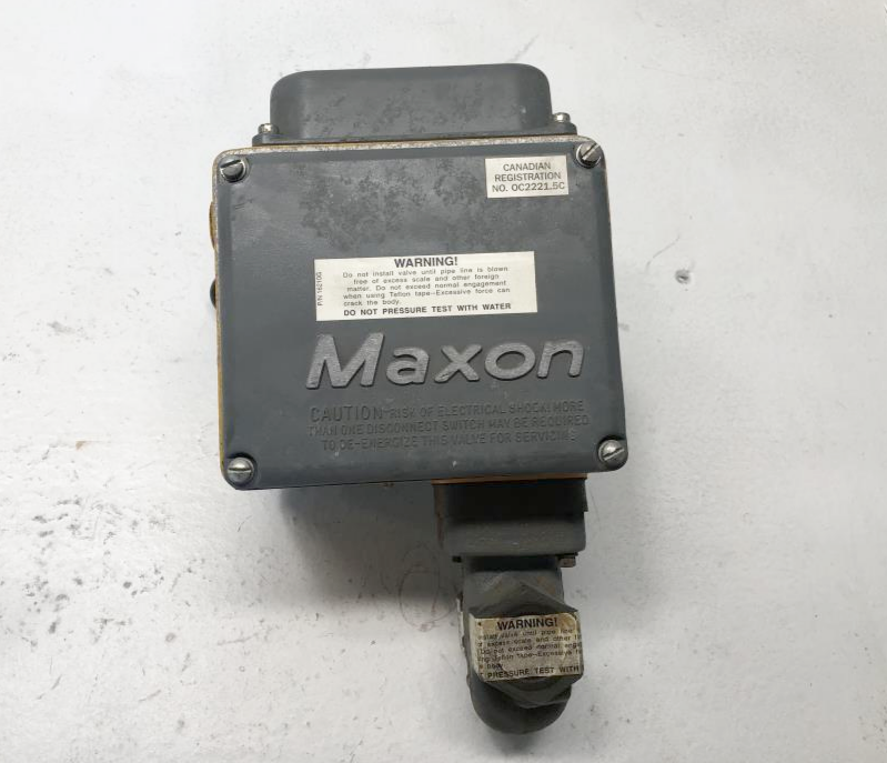 Maxon 1" Natural Gas Shut Off Valve 808 1