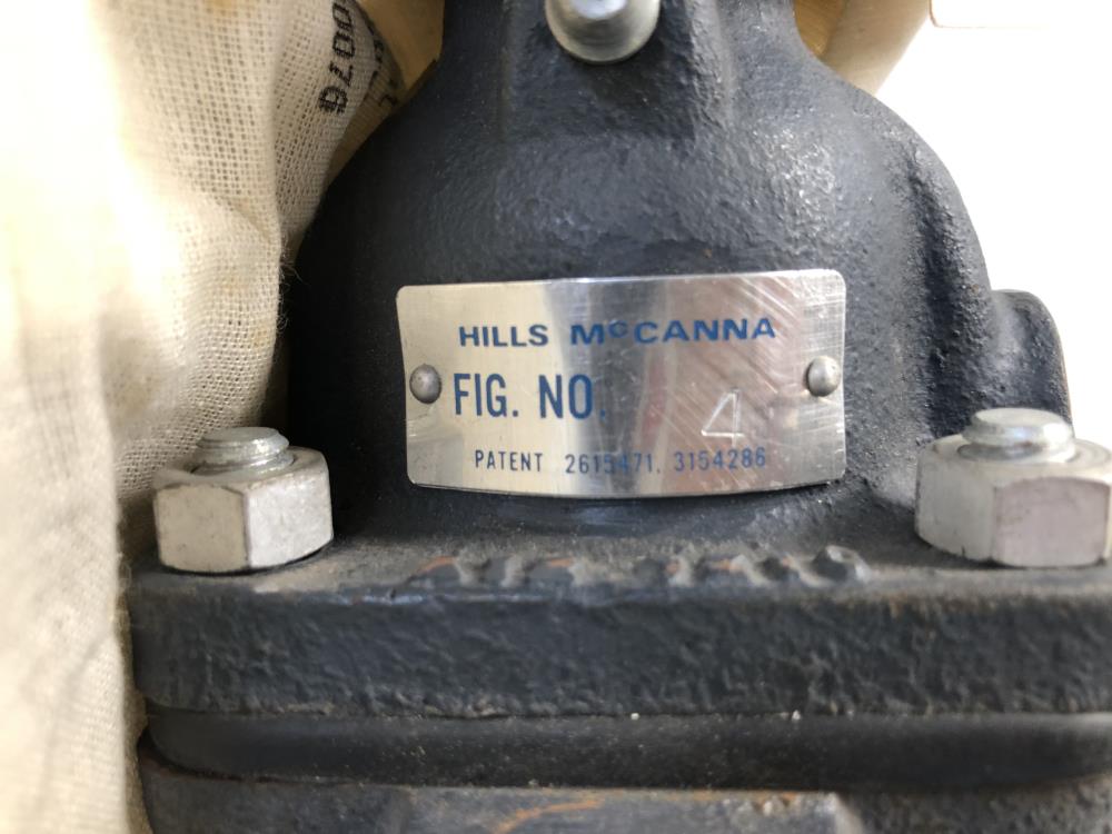 Hills Mccanna Powers 1" THD Fig #4 Cast Iron Diaphragm Valve 591-7907