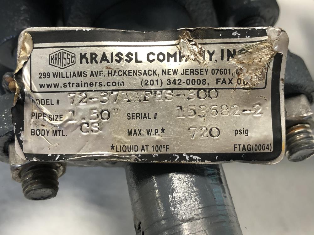 KRAISSL 1-1/2" 6-WAY TRANSFER VALVE 72-37AAFHS-300 