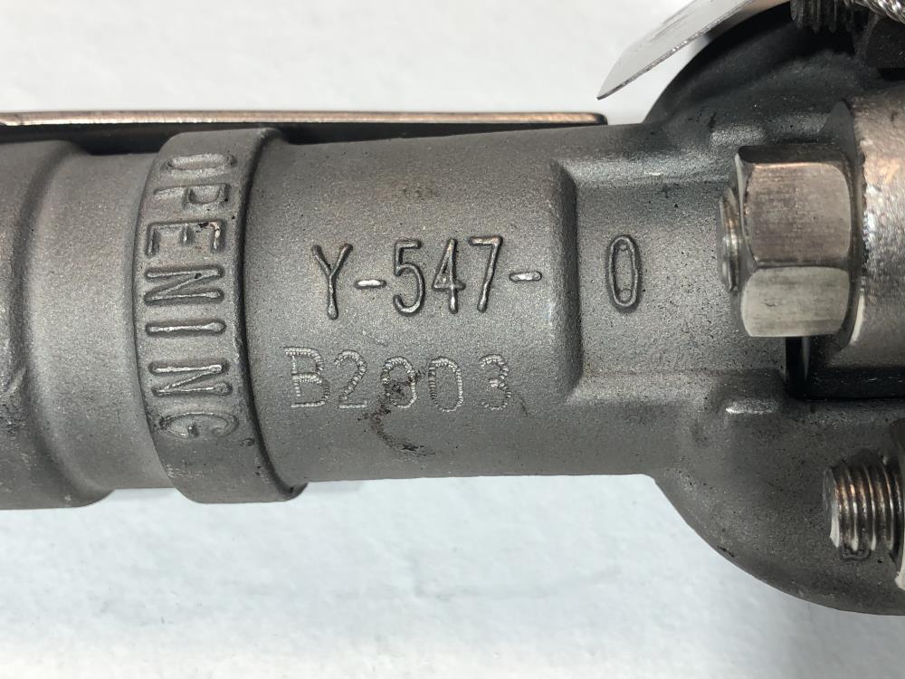 Strahman 1/2" F x 3/4" M Stainless Steel Sampling Valve SV-700-G (Y-547-0)