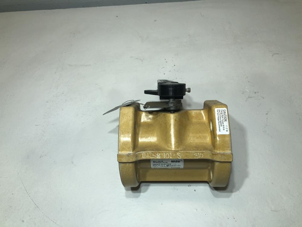 Nil-Cor 2" 150# Fiberglass Ball Valve Code 2" 310 ST-T-H-S