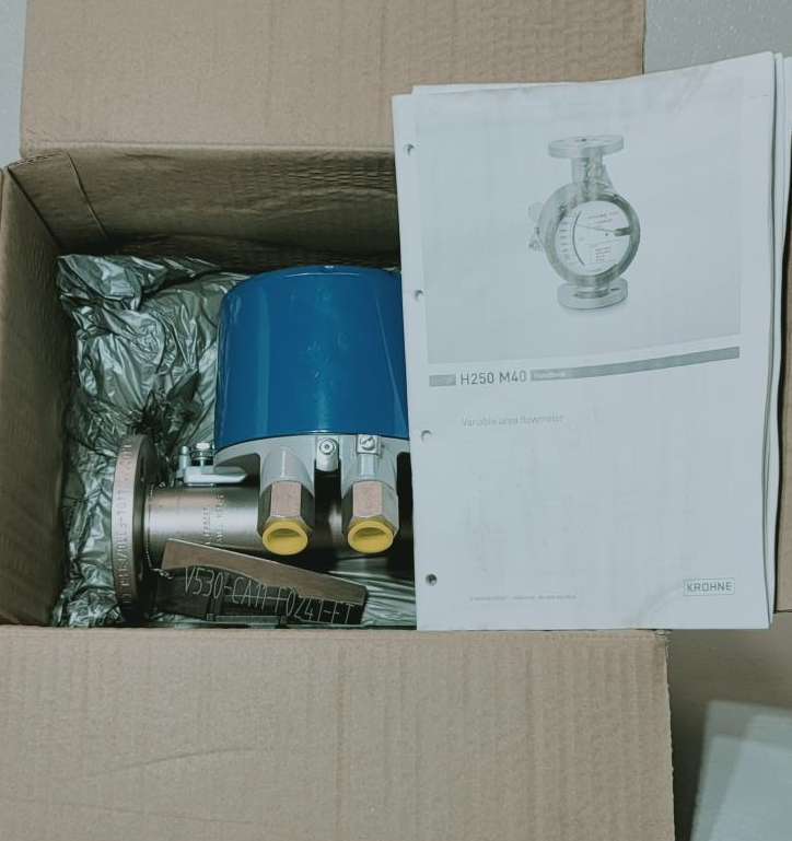 Krohne 1" Stainless Steel Variable Area Flow Meter H250/RR/M40/ESK/K2-EX