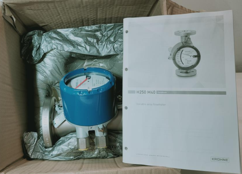 Krohne 2" 150# Stainless Steel Variable Area Flowmeter H250/C/M40/ESK-EX