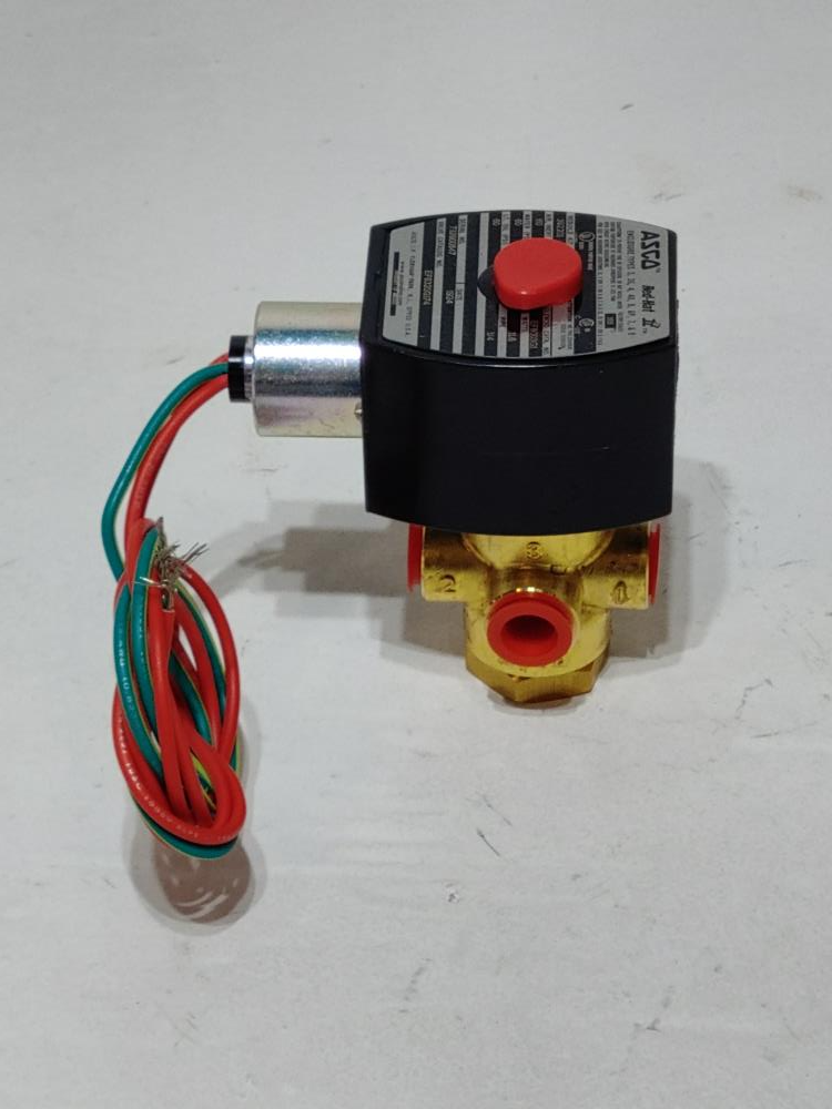 ASCO Red Hat 1/4" 3-Way Solenoid Valve #EF8320G174