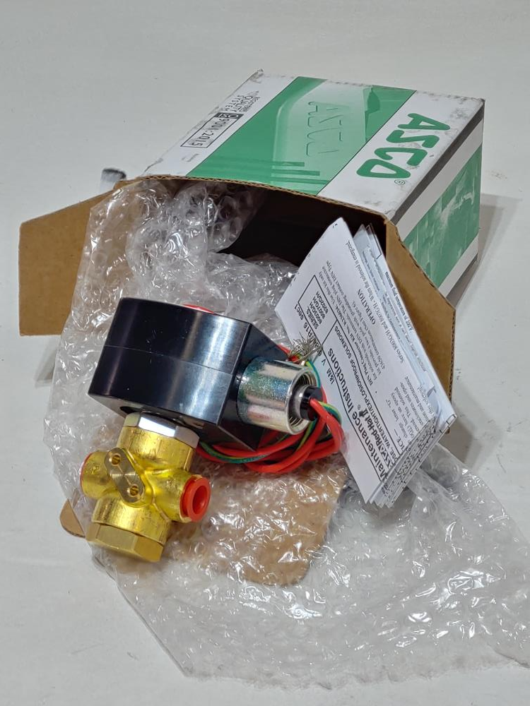 ASCO Red Hat 1/4" 3-Way Solenoid Valve #EF8320G174