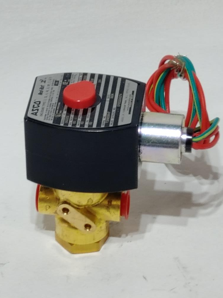 ASCO Red Hat 1/4" 3-Way Solenoid Valve #EF8320G174