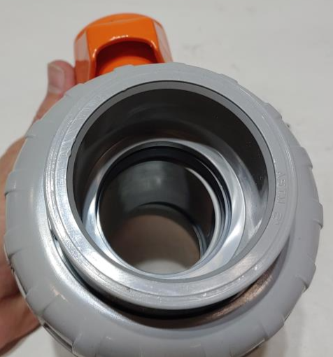 Lot of (2) IPEX 2" CPVC EPDM Union Ball Vlv Thrd./Socket #DXEAACLL02IP/VXEBC108