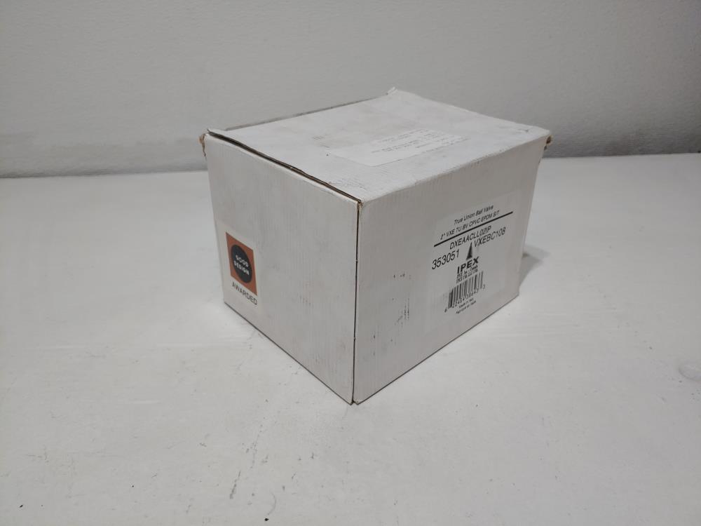 Lot of (2) IPEX 2" CPVC EPDM Union Ball Vlv Thrd./Socket #DXEAACLL02IP/VXEBC108