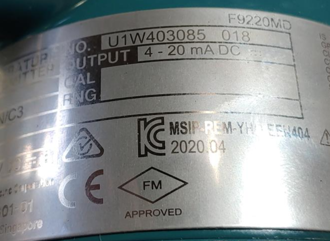 YOKOGAWA Temperature Transmitter Model YTA610