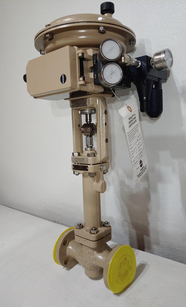 SAMSON 1" 150# WCC Model 3277 Control Valve w/ 3730-3 HART capable Positioner
