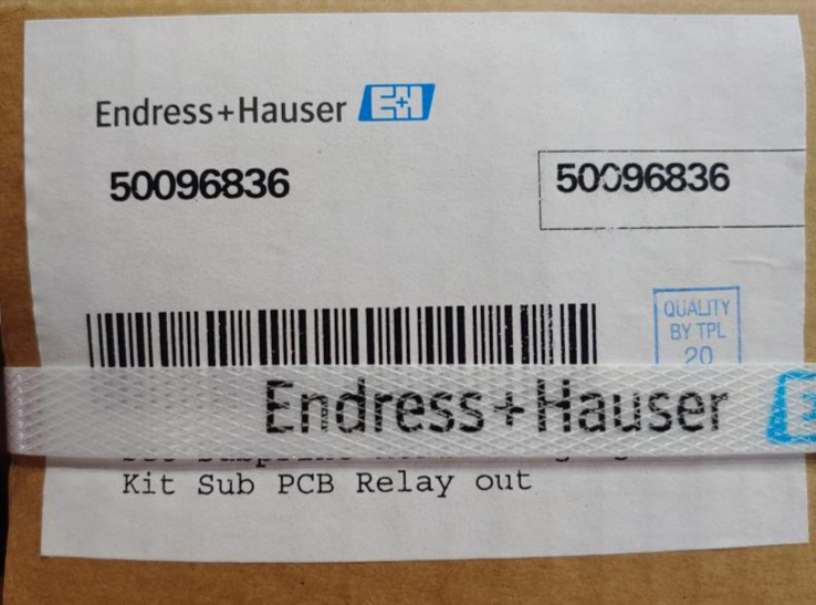 Endress Hauser Kit Sub PCB Relay out 50096836 * Factory Sealed *
