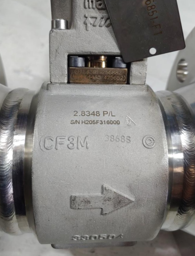 Endress Hauser Prowirl F 3" 300# Stainless Flow Meter 73F80-SK4AA1NAB4AW