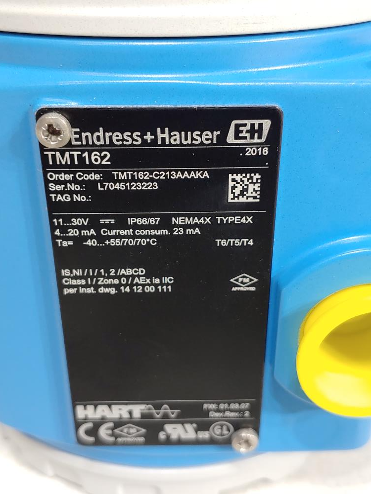 Endress Hauser iTemp TMT162 Smart Temperature Field Transmitter TMT162