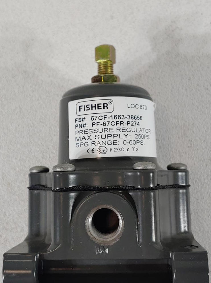 Fisher 67CF Series Filter Pressure Regulator Type PF-67CFR-P274