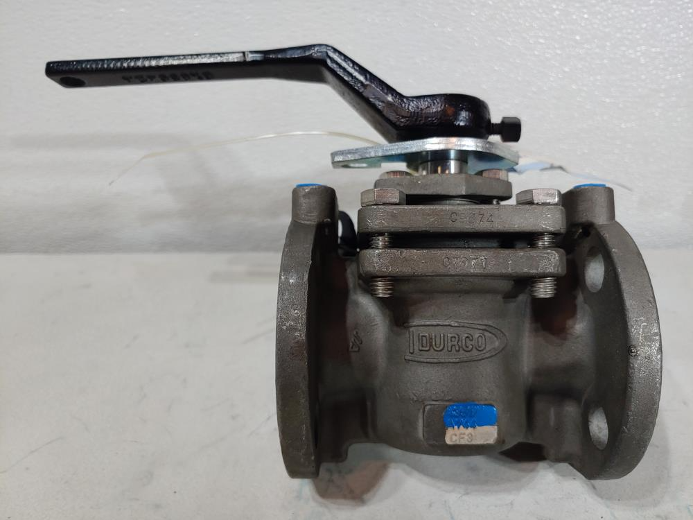 Durco 1" 150# CF3 G411 Plug Valve #1-G4-11C990T0M1GA