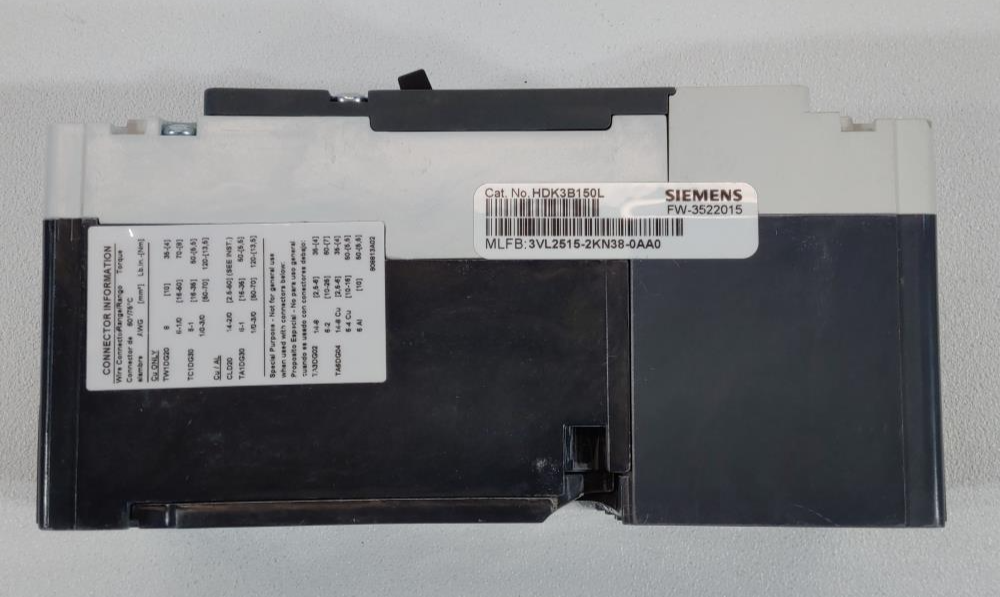 Siemens VL Circuit Breaker 150A / 3-P / Thermal Magnetic Cat.# HDK3B150L