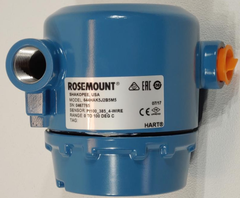 Rosemount 644 Temperature Transmitter Model 644HAK5J2B5M5