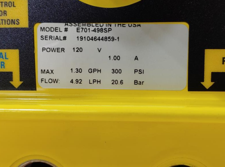 LMI Liquipro Electric Metering Pump Model E701-498SP
