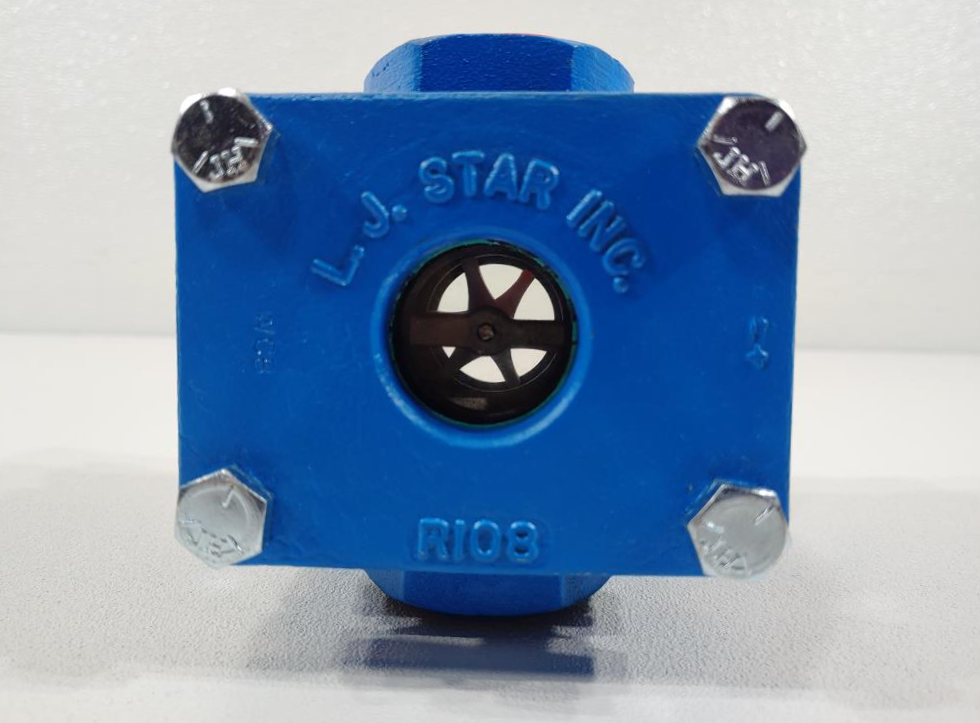 L.J. Star Inc. 1" Threaded Flow Indicator Sight Glass 1408 CNNN1N