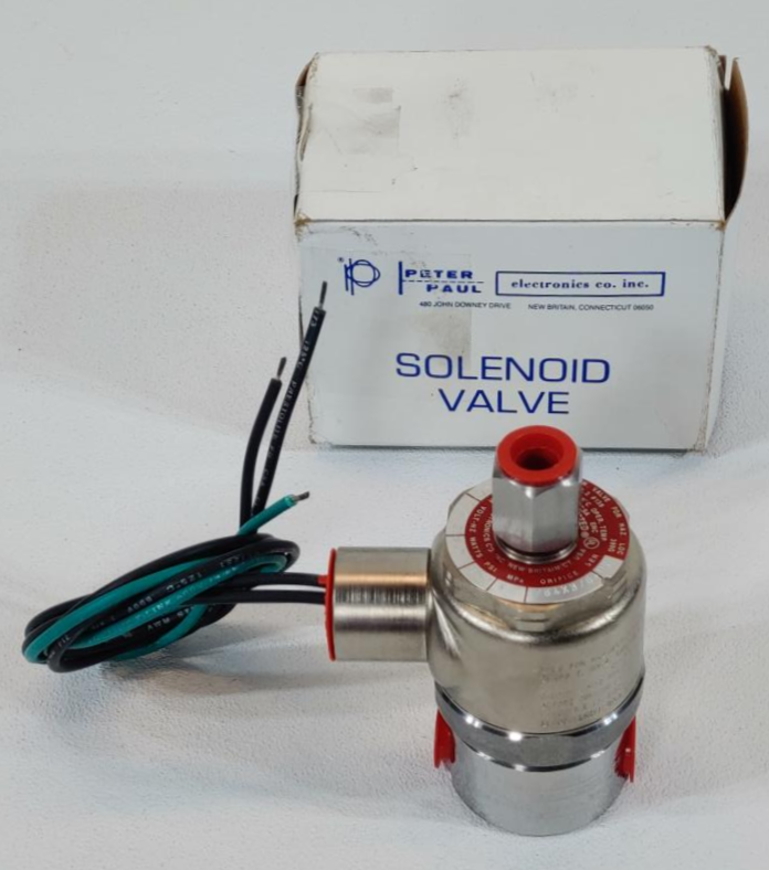 Peter Paul Electronics 1/4" 3-way Solenoid Valve  Model E26Z0003FCCM