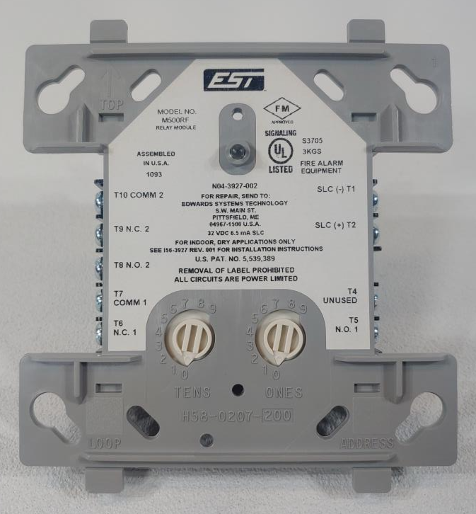 Edwards EST Addressable Relay Control Module Model M500RF 