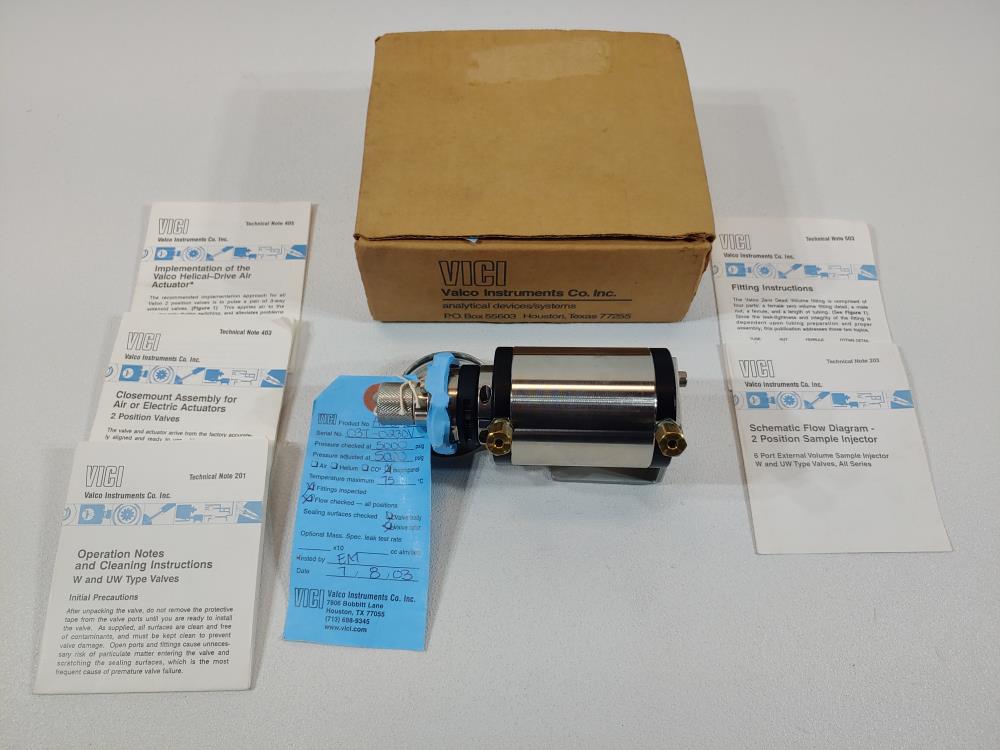 VICI Valco 6-Port Analytical High Performance Liquid Chromatography Valve AC6W