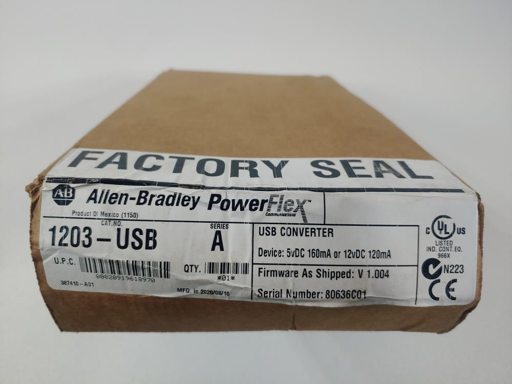 Allen Bradley USB Converter Catalog 1203USB Series A