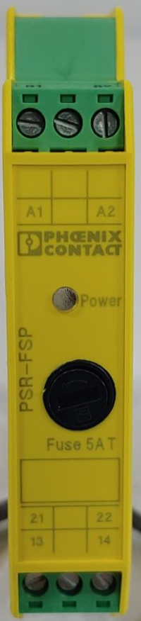Lot of (2) Phoenix Contact Safety Relay PSR-SCP-24DC/FSP 1X1/1X2