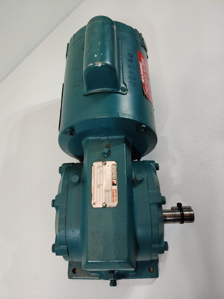 Reliance Electric Master XL 240:1 Ratio 1/4 HP Right Angle Gearmotor 