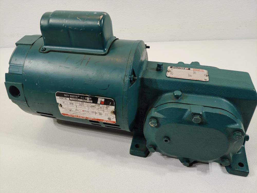 Reliance Electric Master XL 240:1 Ratio 1/4 HP Right Angle Gearmotor 