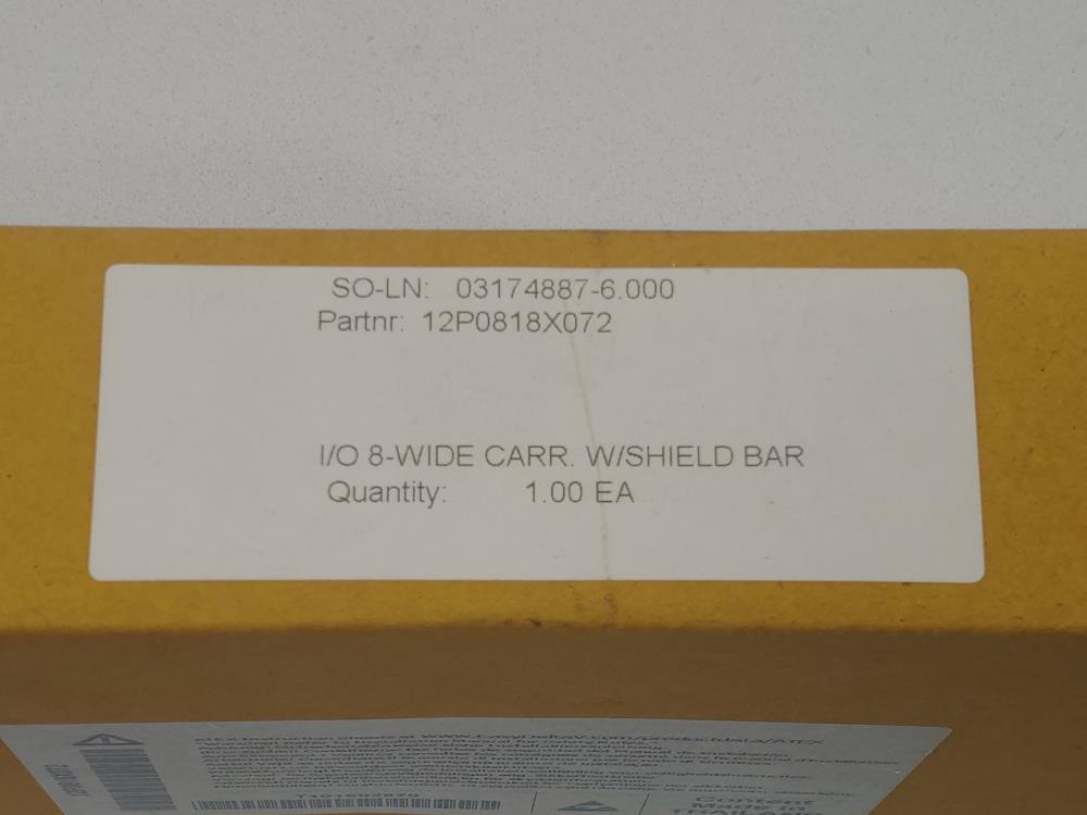  Emerson DeltaV I/O Carrier with Shield Bar Model KJ4001X1-BE1