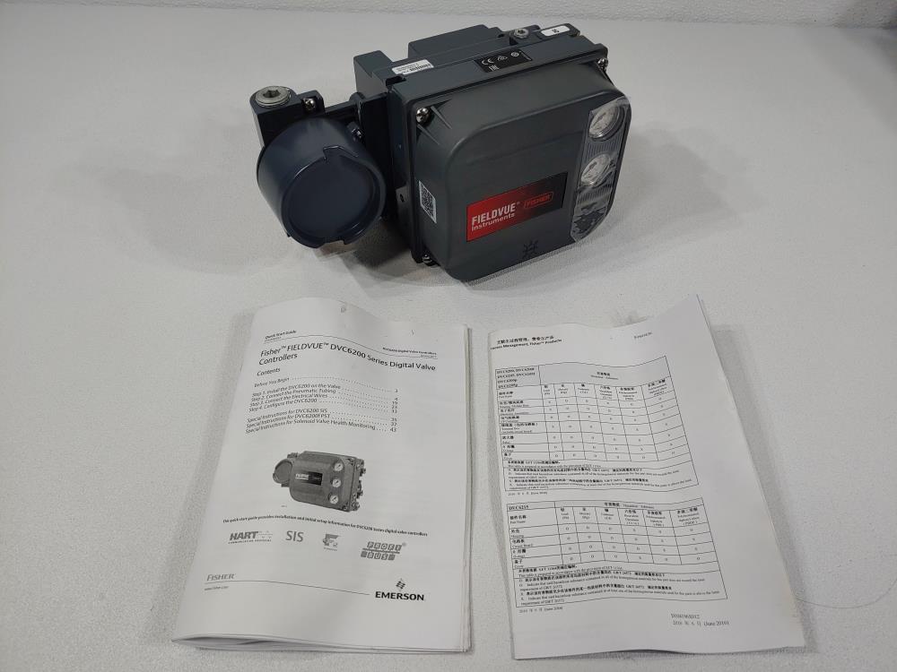 Fisher Fieldvue DVC6200 Digital Single Action Valve Positioner DVC6200HW2