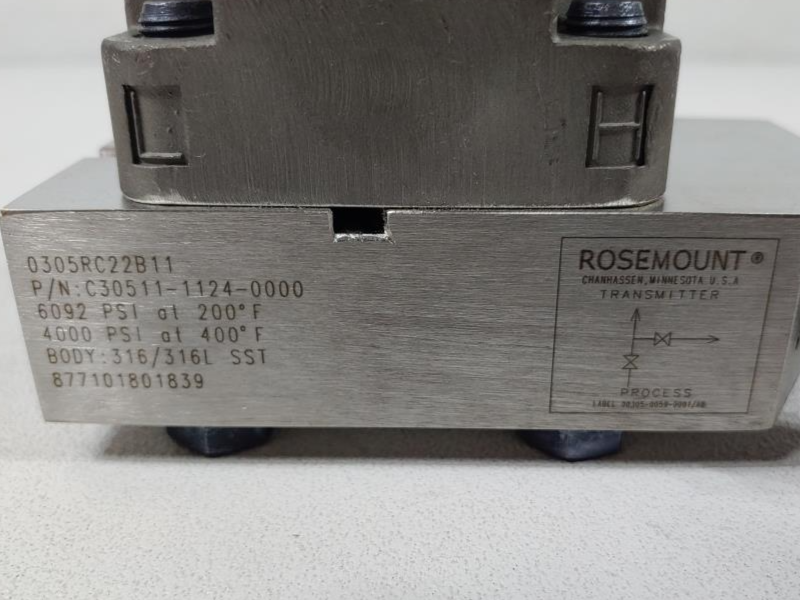 Rosemount 3051 Smart Pressure Transmitter 3051S1CG1A2A11A1AE5L2M5Q8