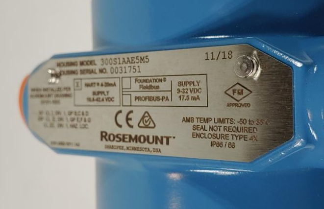 Rosemount 3051 Smart Pressure Transmitter 3051S1CG1A2A11A1AE5L2M5Q8
