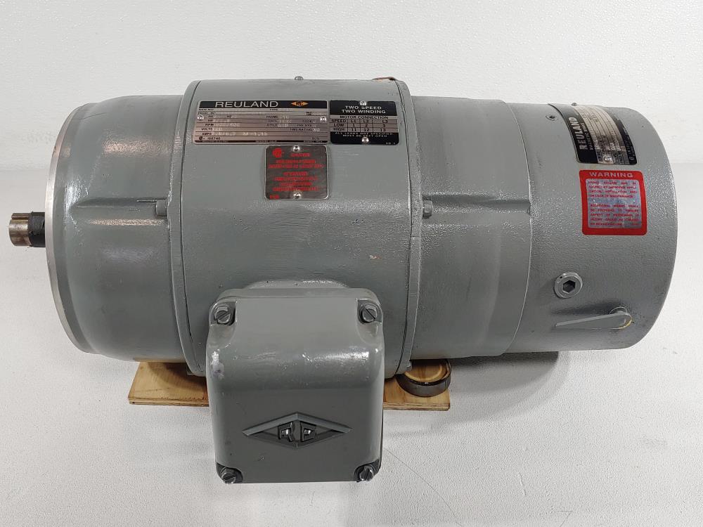 Reuland 5 / 2.5 HP Electric Motor with Magnetic Brake Product# 0050C-1BEB-0110