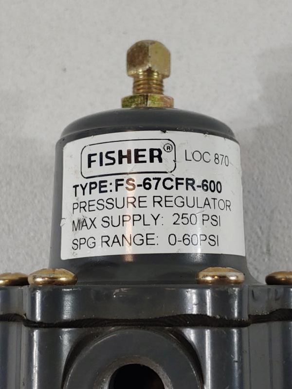 Fisher 67CF Series Filter Pressure Regulator Type FS67CFR600