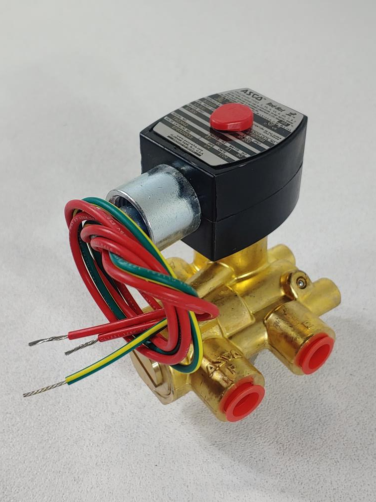 ASCO Red Hat 3-Way Solenoid Piston Valve #EF8321G001