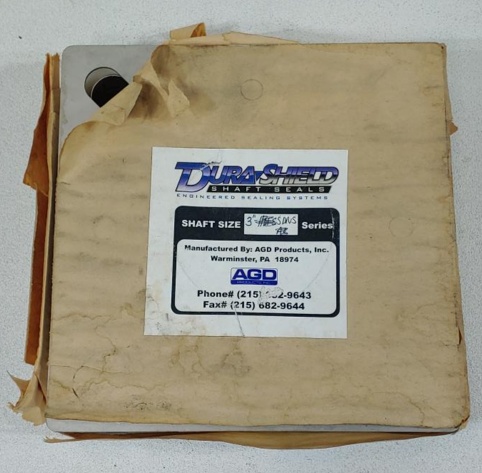 AGD Durashield 3" Shaft Seal, SDNS, NON SPLIT Style W/ EPDM Liner